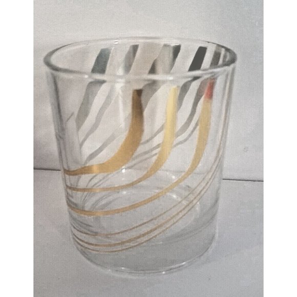 Calvin Klein 4” Whiskey Glass Candle Holder Votive Designer NO CANDLE Ness Frag - Picture 9 of 10